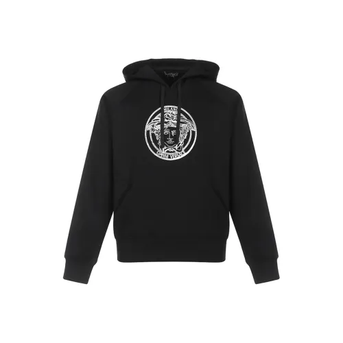 VERSACE Мужские черные свитшоты