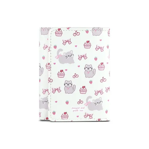 OUZIHUANG ПУ (полиуретан) Кошелек Женские Очки Кошка Милый розовый Медвежонок