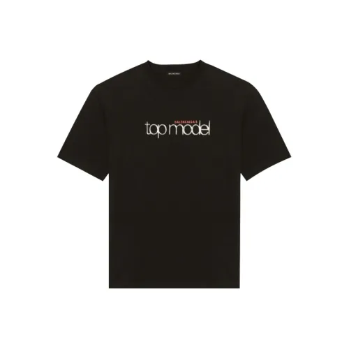Balenciaga T-Shirt Regular Fit Men's Black
