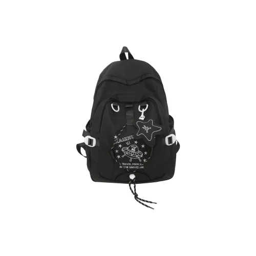 Путешествие Нейлон Рюкзак Стандартный Унисекс Черный Белый Розовый