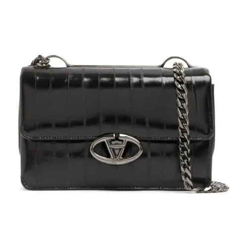 Valentino Vlogo Кожа Сумка через плечо Средняя Женская Черная