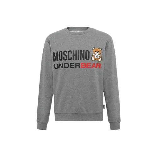 MOSCHINO Серый Унисекс Свитшоты