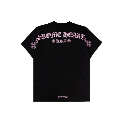 Chrome Hearts Черная Унисекс Футболка