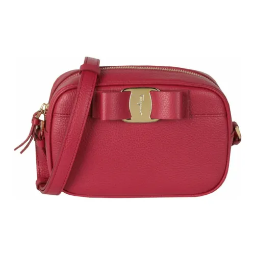 Ferragamo Vara Кожа Сумка через плечо Сумка на плечо Женская Красная