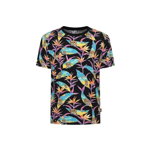 MOSCHINO Мужские черные T-рубашки