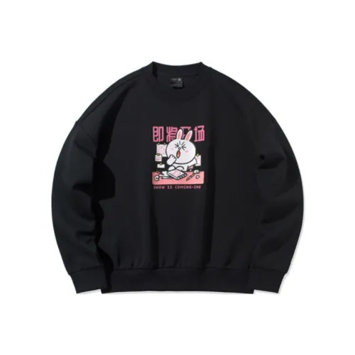 LiNing x LINE FRIENDS Свитшот Унисекс Черный