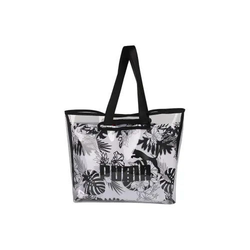 PUMA PVC Комбо Сумка Корзинка Сумка Тоут Сумка Сумка для покупок Сумка через плечо Сумка Обычная Унисекс Черная