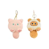 (Розовый+Апельсин) (Сжатие создает звук) 1 пара