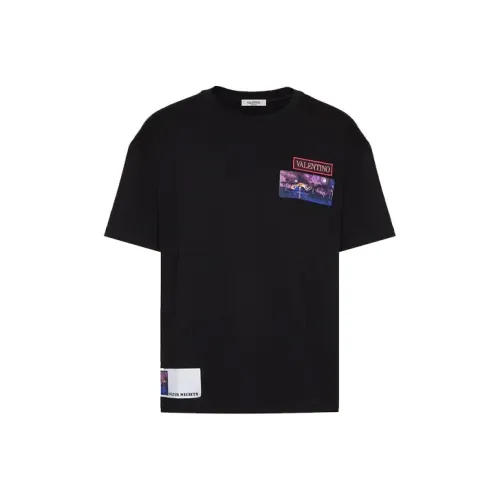 Valentino Мужские черные рубашки