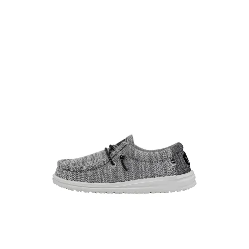 Heydude Slip-resistant Abrasion-resistant Low Top Kids Lifestyle Shoes Gray Baby