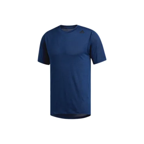 Adidas Blue Men's T-Shirts Adidas Синий Мужской Т-Ширт