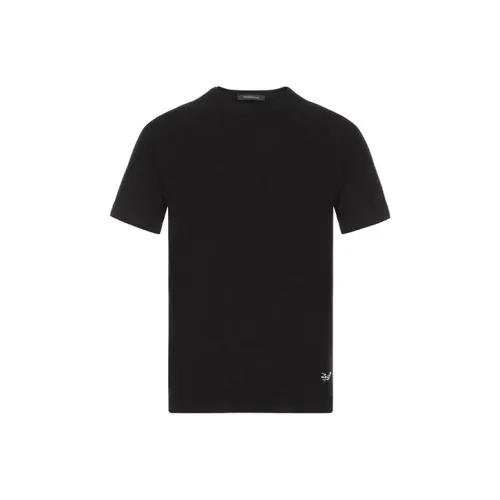 Ermenegildo Zegna Черные Мужские T-Рубашки