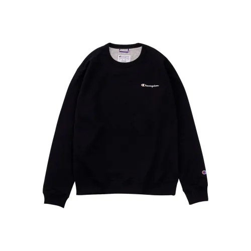 Champion Черный Унисекс Свитшоты