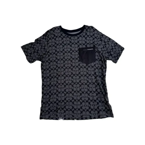 COACH Мужские черные T-рубашки