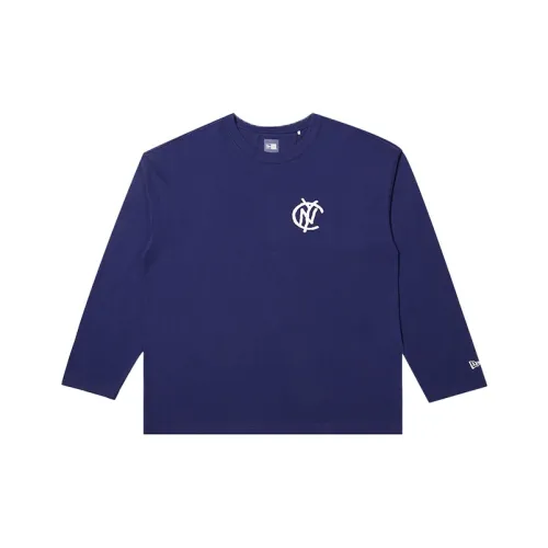 New Era FW21 Длинный рукав Т-рубашка Унисекс Фиолетовый