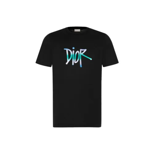 DIOR Quarterly New Products Черные Мужские T-Рубашки