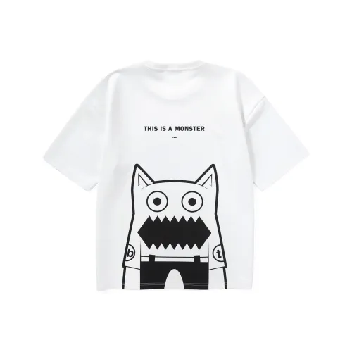 BT Прямой крой Короткий рукав Т-рубашка Унисекс