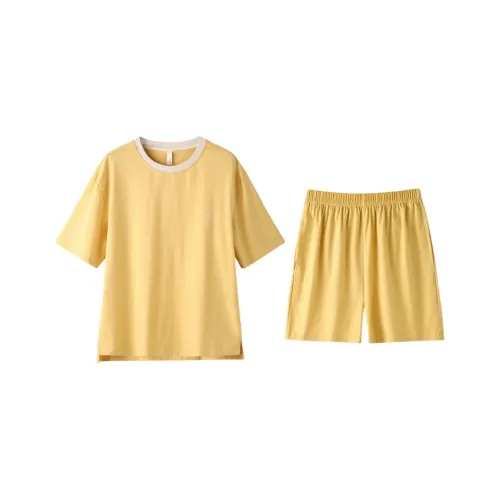 ZAO FU NIAO Пижамный комплект Женские Лимон