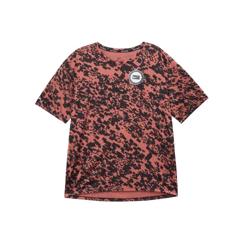 Nike Черный Красный Мужская Футболка