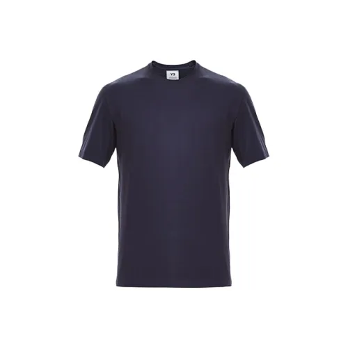 Y 3 Темно-синие мужские футболки