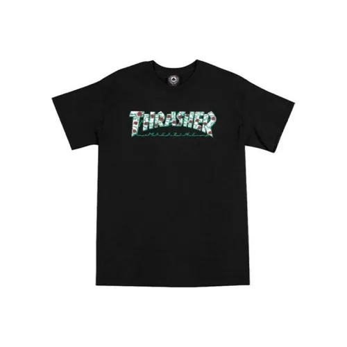 Thrasher T-Shirt US Version Unisex Black Т-Рубашка Thrasher US Version Унисекс Черная
