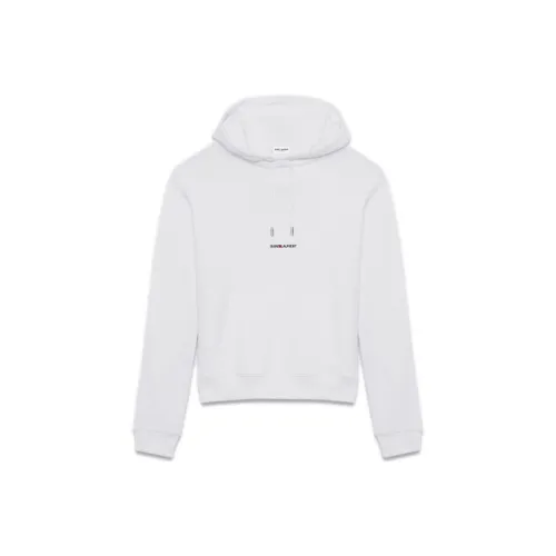 SAINT LAURENT Белый Унисекс Свитшоты