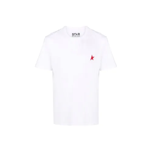 Golden Goose Белая Мужская T-рубашка
