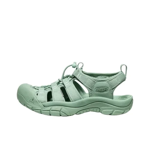 KEEN Newport H2 Дышащая и Износостойкая Обувь для треккинга Женская Зеленая