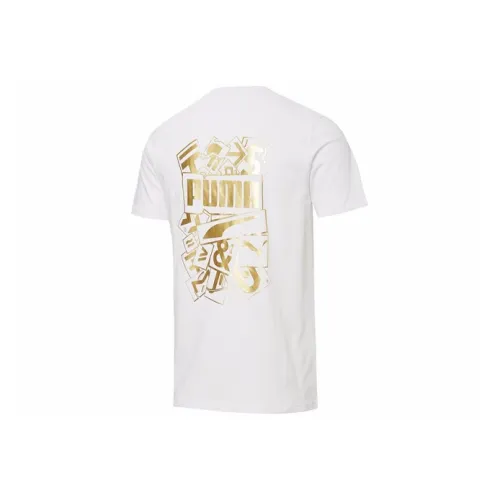 PUMA Белая Мужская Футболка