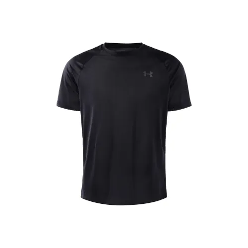 Under Armour Технический Черный Мужской T-Рубашки