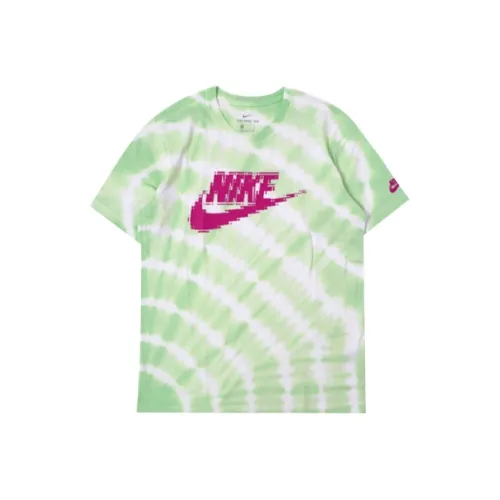 Nike Sportswear T-Shirt Мужской Белый Pale Grass Зеленый