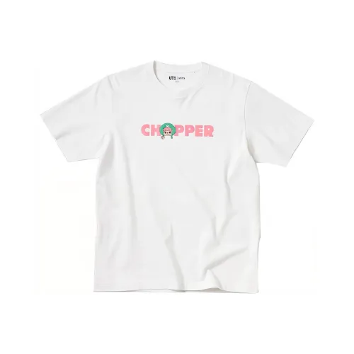 UNIQLO Белая унисекс футболка