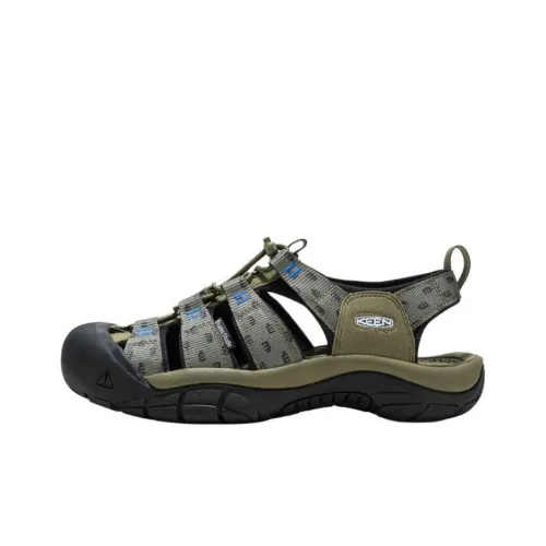 Études x Keen Newport Retro Дышащая и Износостойкая Обувь для треккинга Мужская Оливково-зеленая