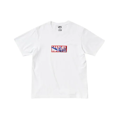 UNIQLO Белая унисекс футболка