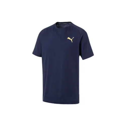 PUMA Blue Men's T-Shirts PUMA Синий Мужские Футболки
