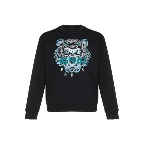 KENZO Classic Tiger Head Черный Мужской Свитшот