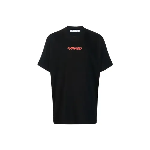 Off Белый FW21 Черный Мужская T-Рубашка