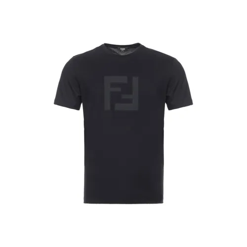 Fendi Черные Мужские T-Рубашки