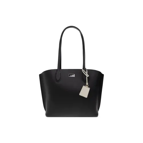 Kate Spade Коровья кожа Тоут Сумка Сумка для покупок Сумка Сумка через плечо Большая Унисекс Черная