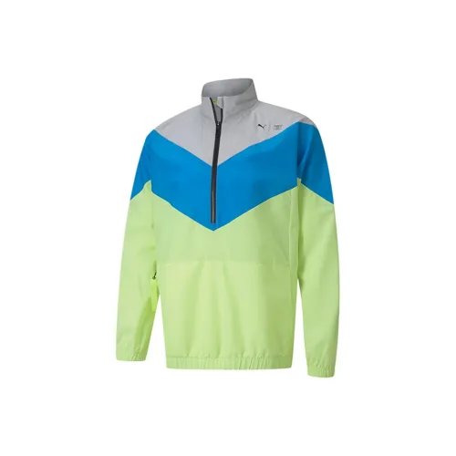 PUMA Men X First Mile Xtreme Толстовка Мужская Серый и Синий Желтый