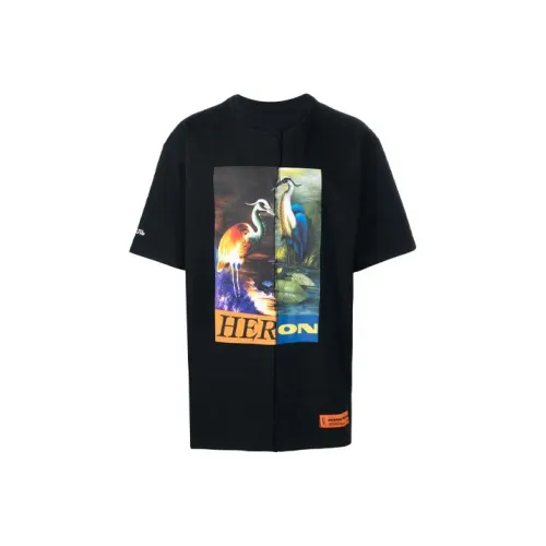 HERON PRESTON Мужские черные рубашки T