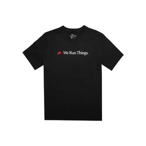 Nike Мужские черные футболки