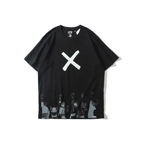 UNIQLO Черная унисекс футболка