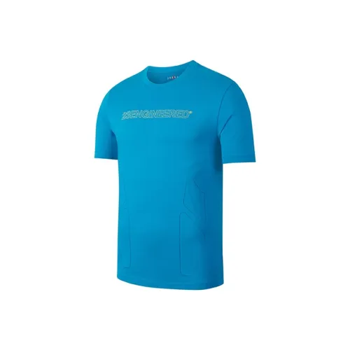 JORDAN Синий Мужской T-Рубашки