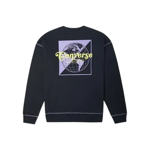 Конверс Черные Мужские Свитшоты