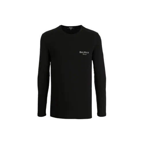 BALMAIN Мужские черные T-рубашки
