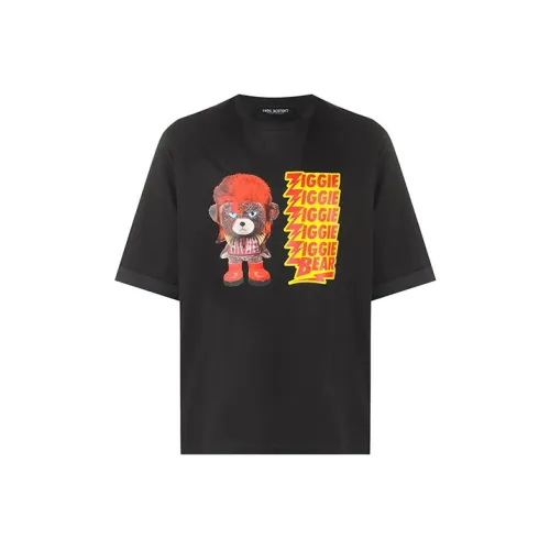 Neil Barrett совместная брендовая мужская черная рубашка T