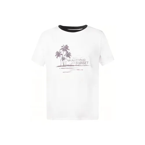 SAINT LAURENT T-рубашка мужская белая