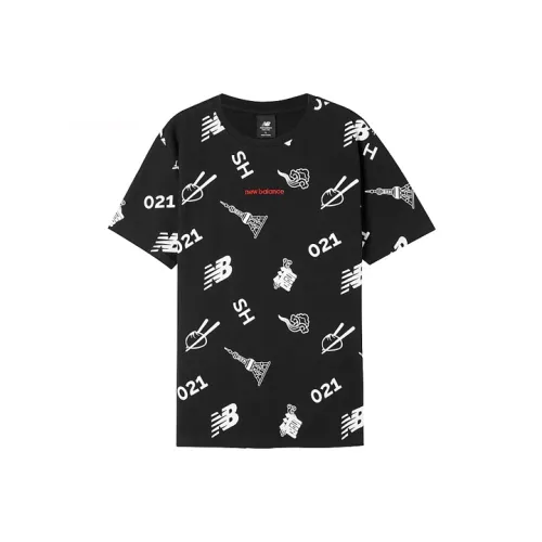 New Balance Черная Унисекс Футболка