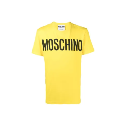 MOSCHINO Желтые Мужские Футболки